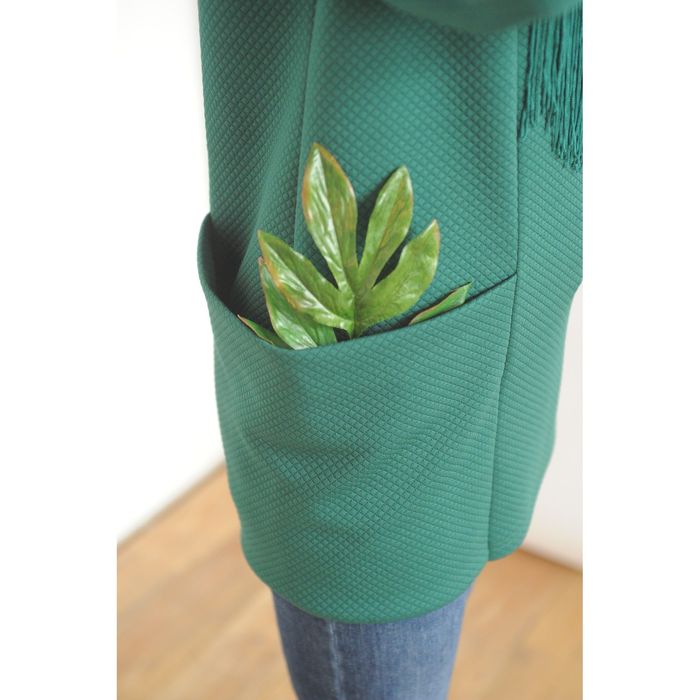 Свитшот 4984, размер 48, рост 164 см, цвет т.зеленый