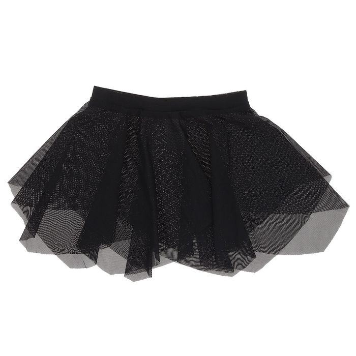 Юбка для гимнастики "Лепесток", размер 40, цвет чёрный