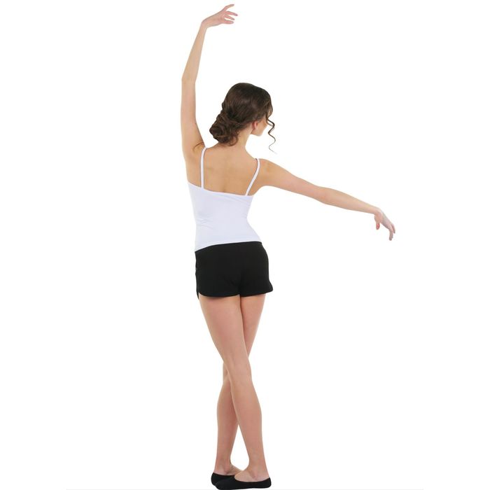 Шорты для гимнастики, размер 32, цвет чёрный