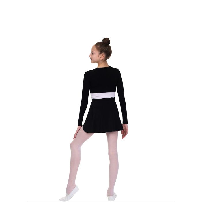 Болеро гимнастическое, размер 30, цвет чёрный