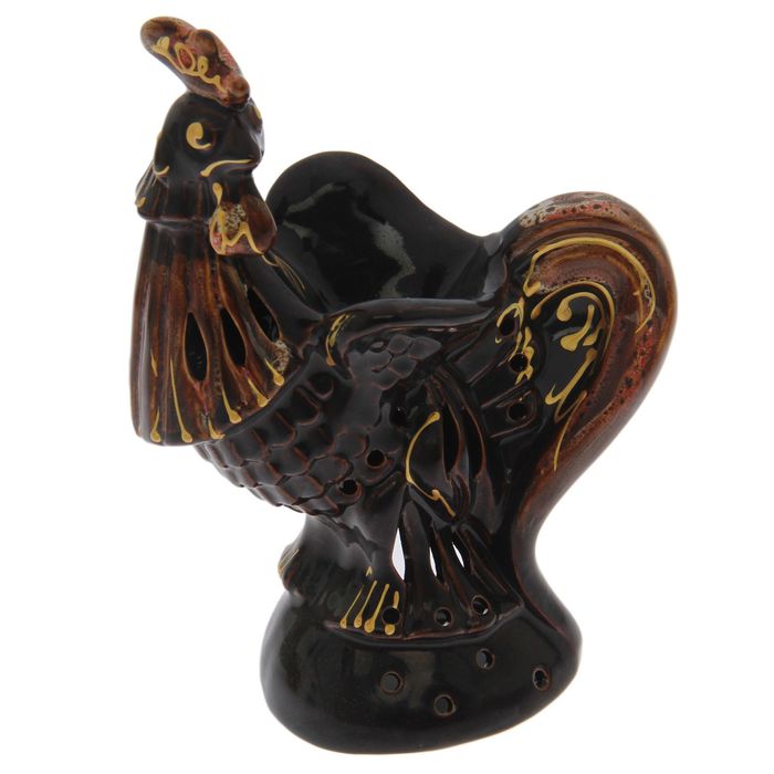 Аромалампа "Петух" чёрная