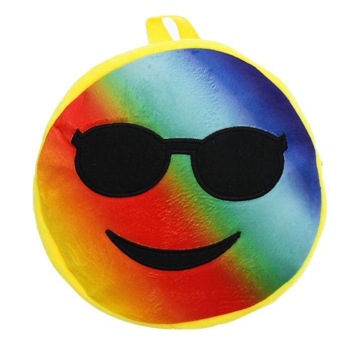 Мягкий рюкзак "Смайлик" в очках