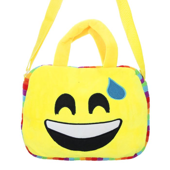 Мягкая сумочка "Смайлик" смеётся