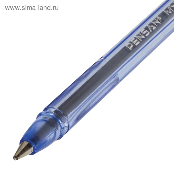 фото Ручка шариковая масляная pensan my-pen vision, узел 1.0 мм, чернила синие