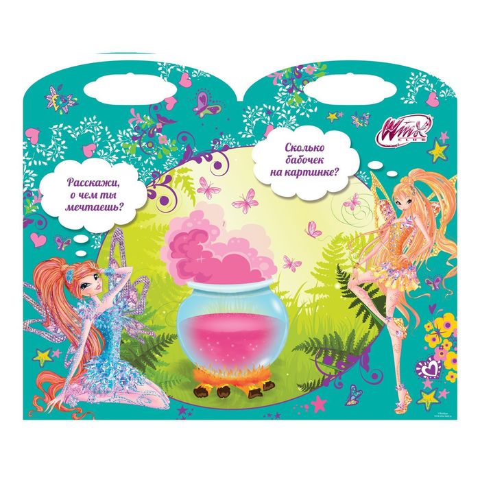 Игра с магнитами "Школа магии", феи ВИНКС, 46 магнитов