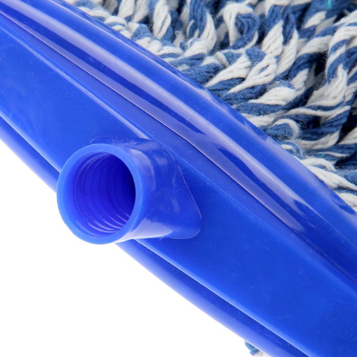 Насадка для швабры веревочная, х/б 250 гр. удлиненная насадка, цвет МИКС