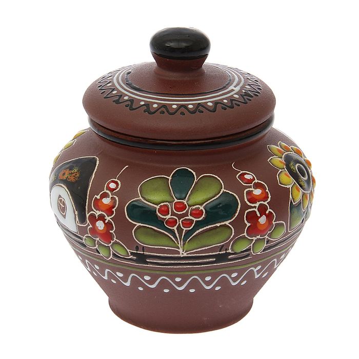 Сахарница "Подсолнухи" декор, 0,35 л