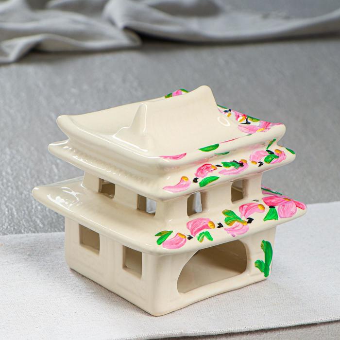 Аромалампа "Китайский домик" белый