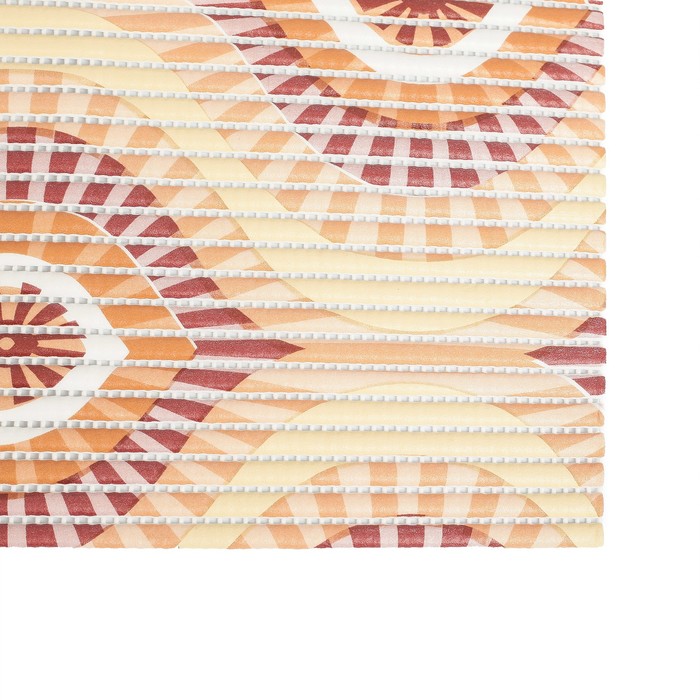 Коврик для ванны "Орфей", цвет коричневый