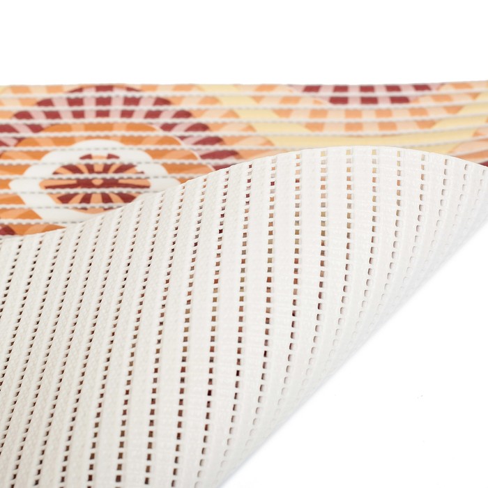 Коврик для ванны "Орфей", цвет коричневый