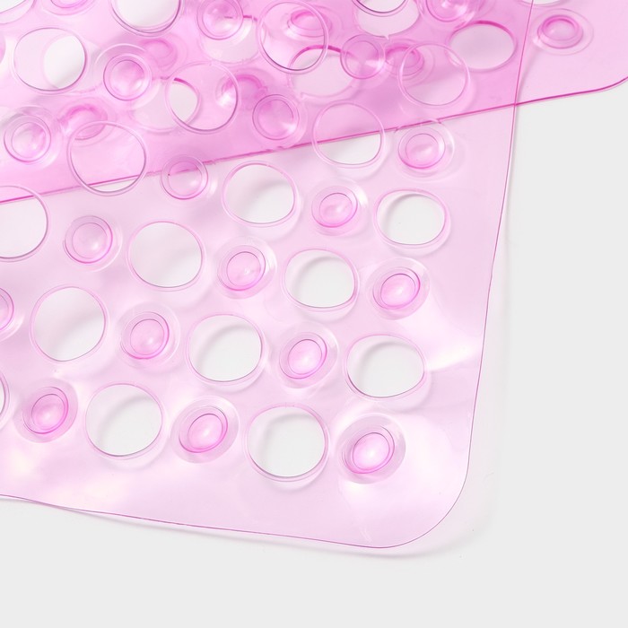 Коврик для ванны Доляна «Попурри», 31×48 см, цвет МИКС