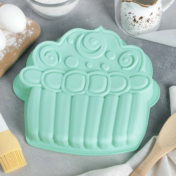 Форма для выпечки "Капкейк" 26х24,5х4 см, цвета МИКС