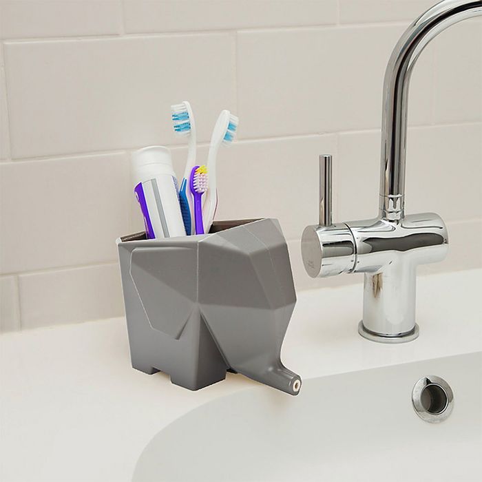 Подставка для зубных щеток, детская "Слоник", цвет МИКС