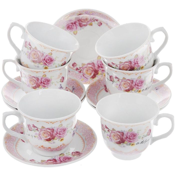 Набор чайный, 12 предметов, 220 мл