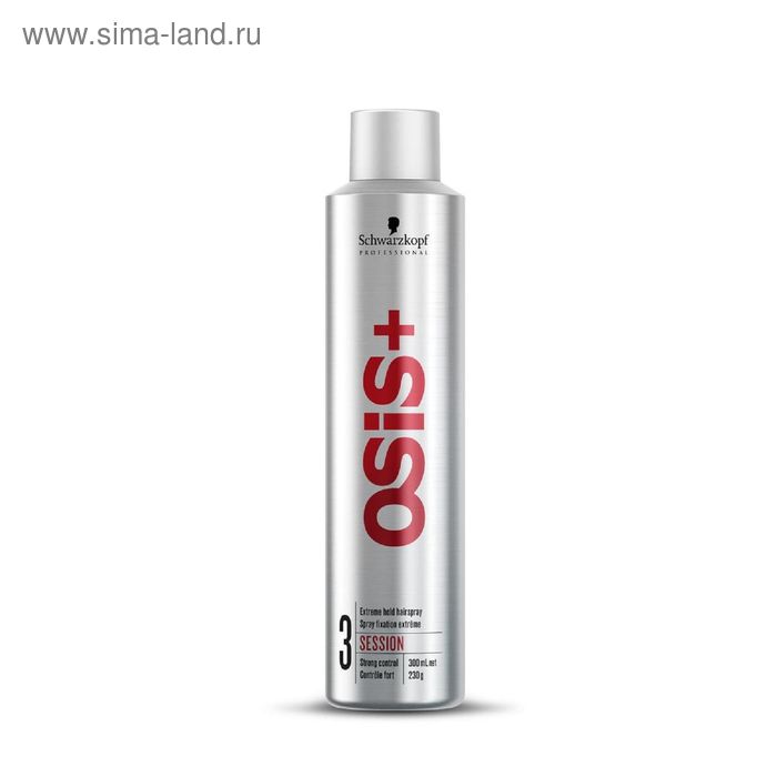 Лак для волос OSIS+ Session Finish, экстрасильной фиксации, 300 мл
