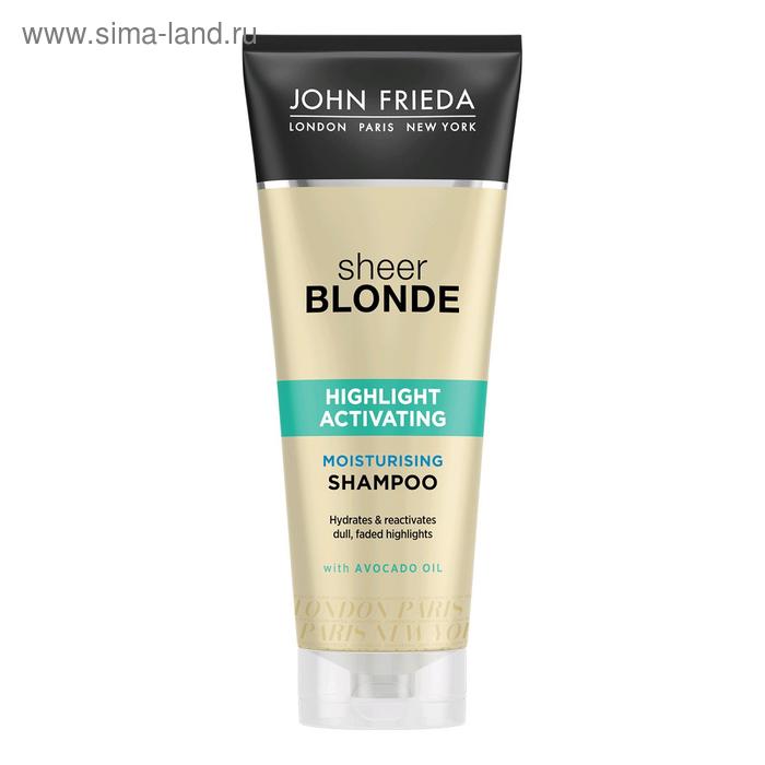 фото Увлажняющий активирующий шампунь для светлых волос john frieda sheer blonde, 250 мл