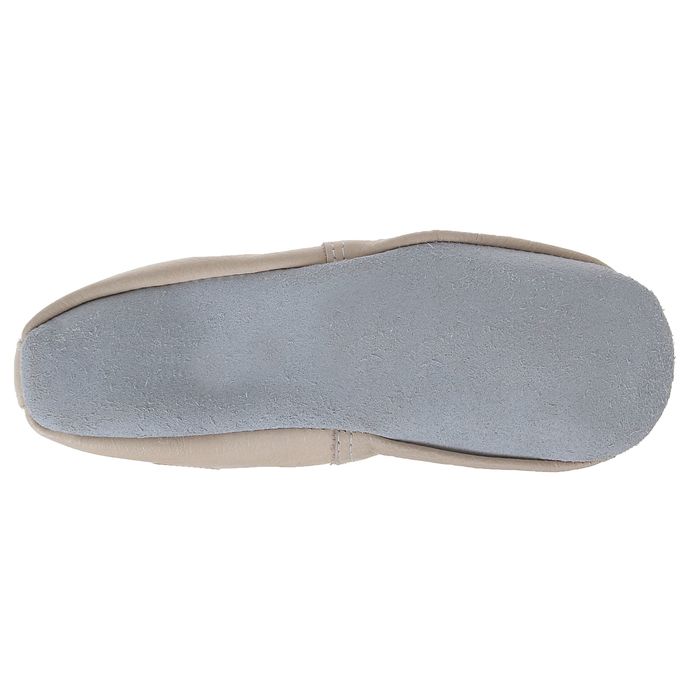 Чешки "Премиум" из натуральной кожи, длина по стельке 22 см, цвет бежевый