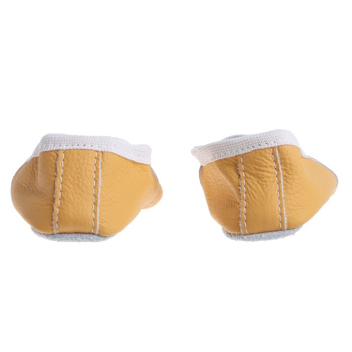 Чешки "Премиум" из натуральной кожи, длина по стельке 17,5 см, цвет жёлтый