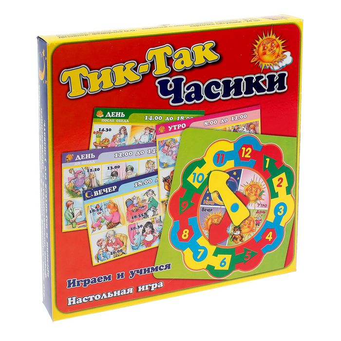 Настольная игра "Тик-Так часики"