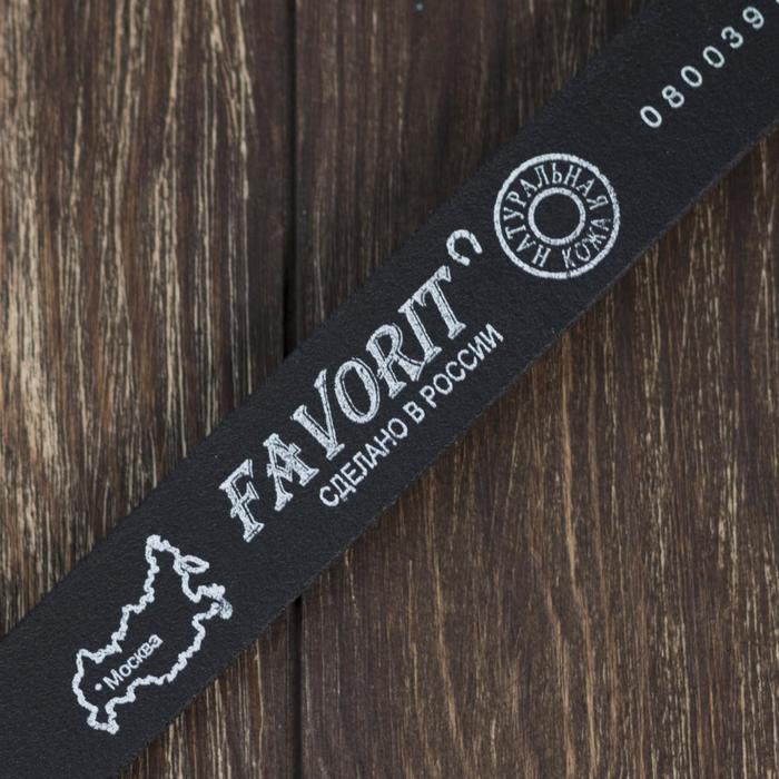 Ремень мужской, винт, пряжка под металл, ширина - 2,9см, чёрный