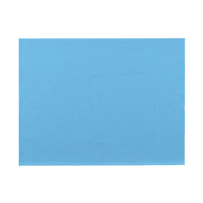 Полотенце вафельное однотонное, 40х70 см, голубой, 160 гр/м, 100% хлопок