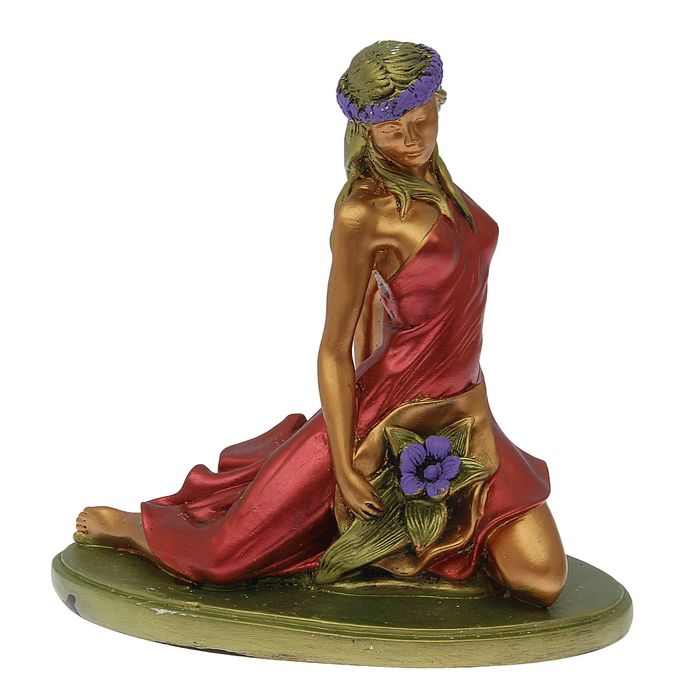 Сувенир "Девушка Весна" цветной