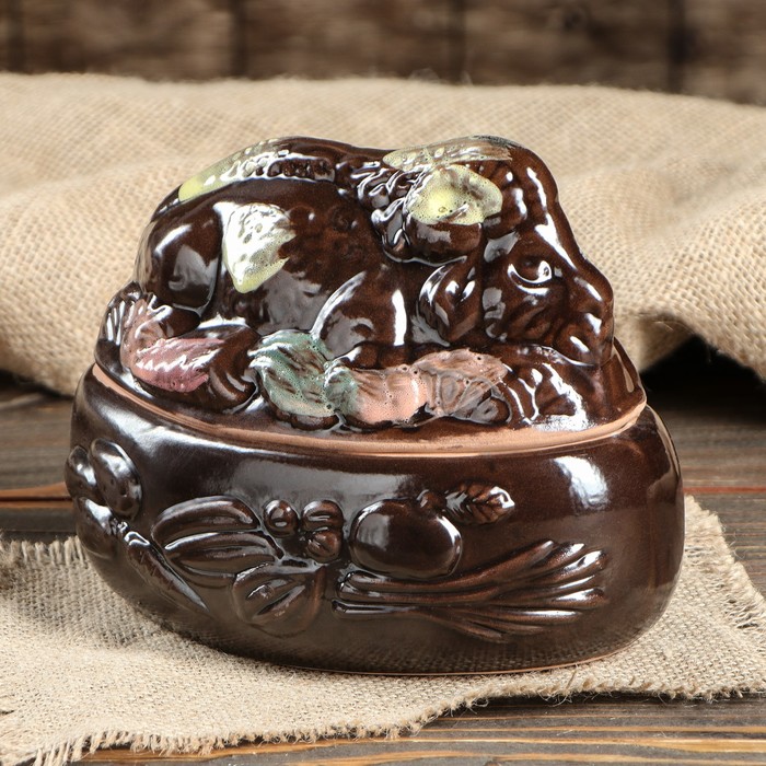 Горшочек для запекания "Баран" малый, 0,7 л