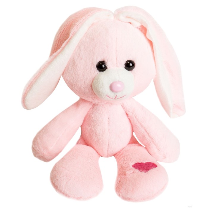 игрушка мягкая зайчик беня 28см арт zbya0 1175508 Мягкая игрушка «Зайчик Беня», 25 см, цвет розовый