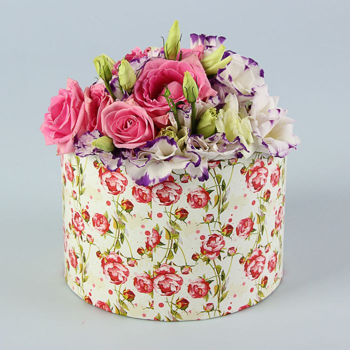 Набор коробок 4в1 "Вьюнок", 23 х 23 х 16 - 13.5 х 13.5 х 8 см