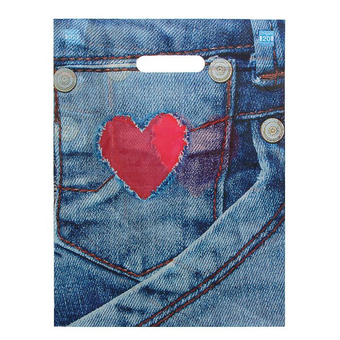 Пакет "Монетный карман", полиэтиленовый с вырубной ручкой, 40х31 см, 60 мкм