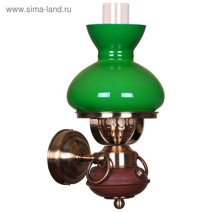 

Бра «Дипломат» 1х60W Е27 бронза, зеленый 32х18х15 см