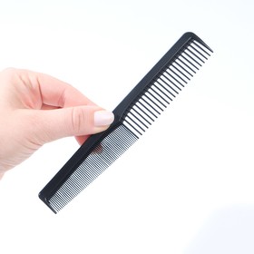 Расчёска комбинированная, 18 × 3 см, цвет чёрный Ош