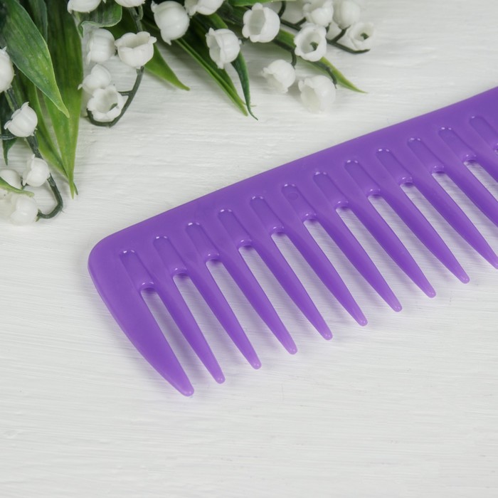 Расчёска с ручкой, цвета МИКС