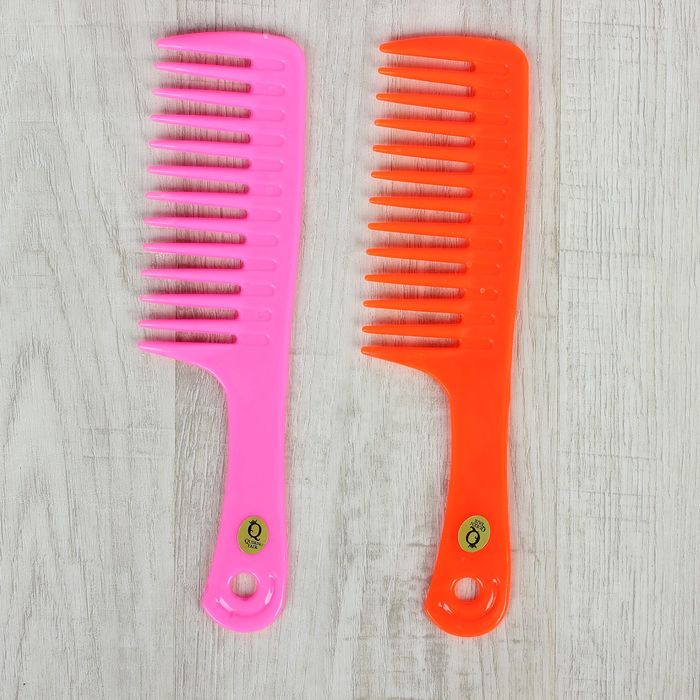 Расчёска с ручкой, цвета МИКС