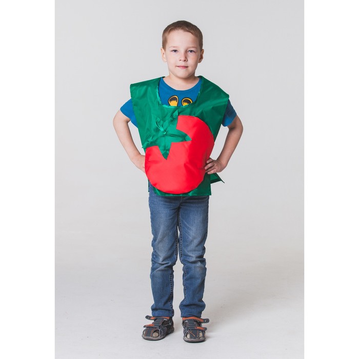 Карнавальный жилет "Помидор", р-р 32-34, 5-10 лет, цвета МИКС