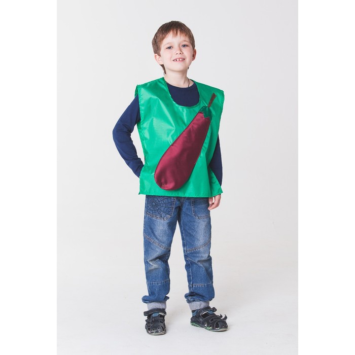 Карнавальный жилет "Баклажан", р-р 32-34, 5-10 лет