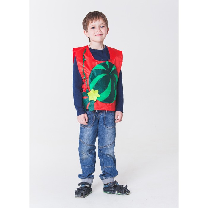 Карнавальный жилет "Арбуз", р-р 32-34, 5-10 лет