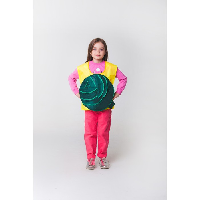 Карнавальный жилет "Капуста", р-р 32-34, 5-10 лет