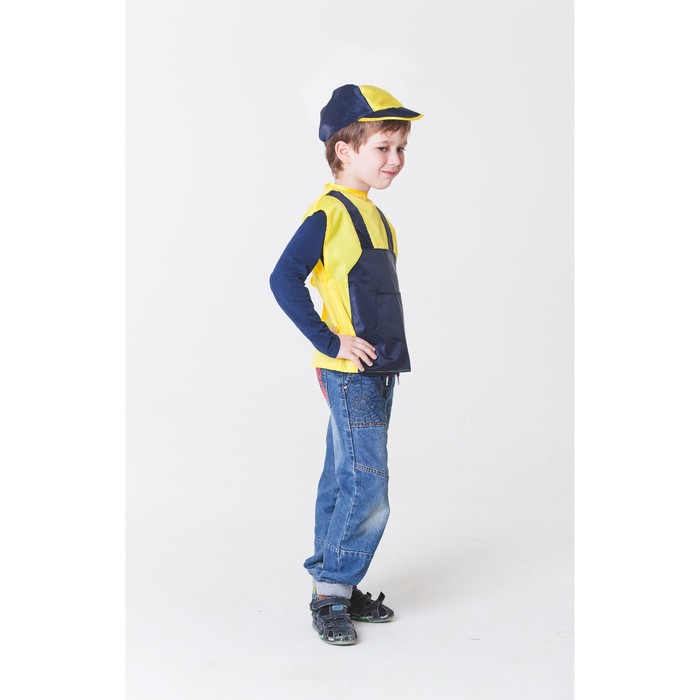 Карнавальный костюм "Строитель", р-р 32-34, 5-10 лет