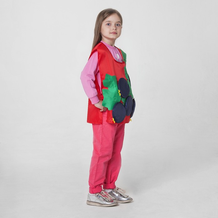 Карнавальный жилет "Чёрная смородина", р-р 32-34, 5-10 лет