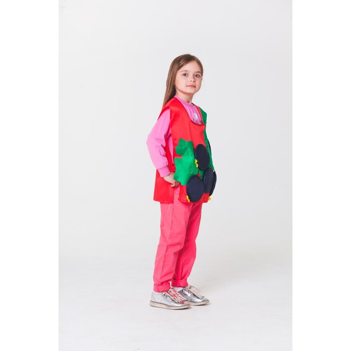 Карнавальный жилет "Чёрная смородина", р-р 32-34, 5-10 лет