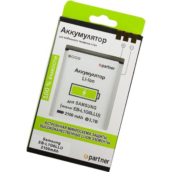 Аккумулятор Partner SAMSUNG EB-L1G6LLU совм. i9300 Li-i 2100 mAh