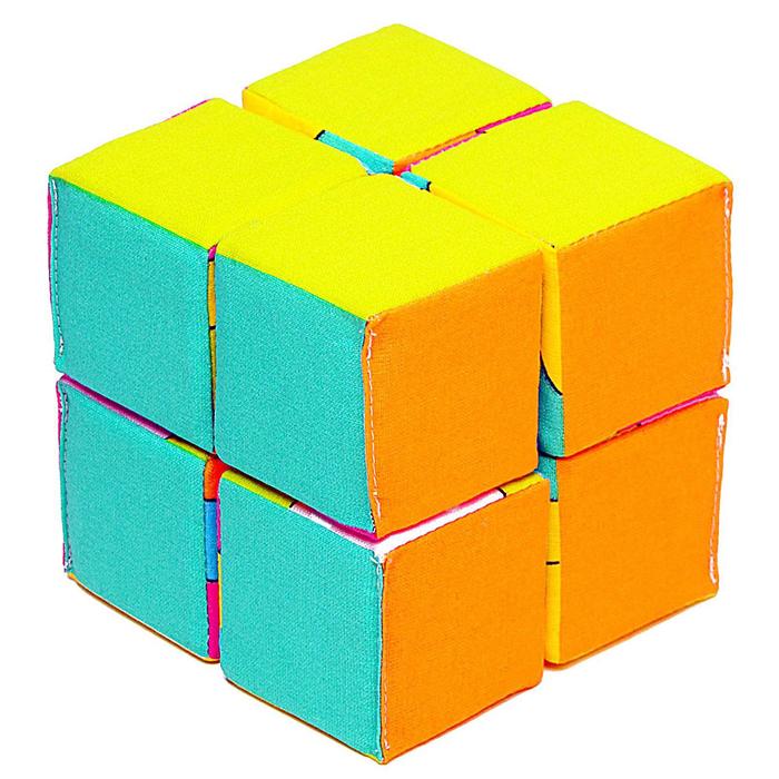 Набор мягких кубиков «Собери картинку.Зверята»