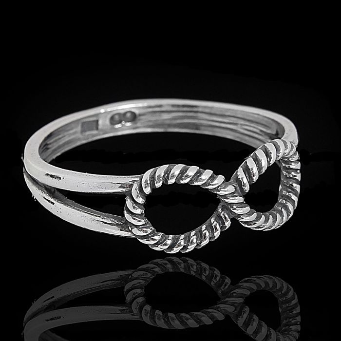 Кольцо "Дубту", размер 16, цвет чернёное серебро