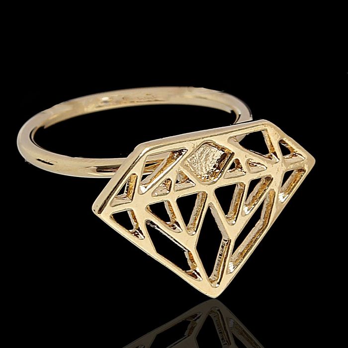 Кольцо "Эпик", размер 17, цвет золото