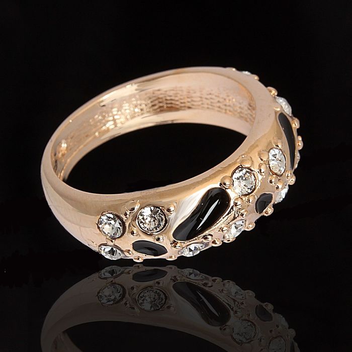 Кольцо "Эгида", размер 21, цвет чёрный в золоте