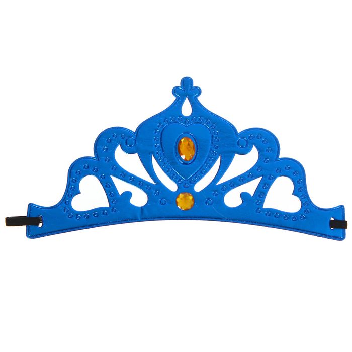 Корона "Принцесса" с камнями, цвета МИКС