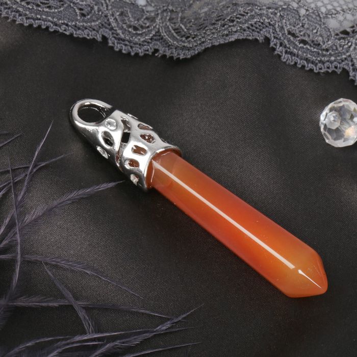 Подвеска кристаллик "Сердолик"