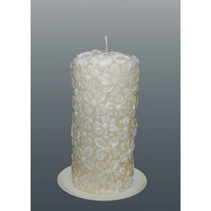 Пенёк цветочный кремовый №1