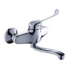 

Смеситель для раковины GROSS AQUA Professional 4575509C-20S, настенный, хирургический, хром 162452